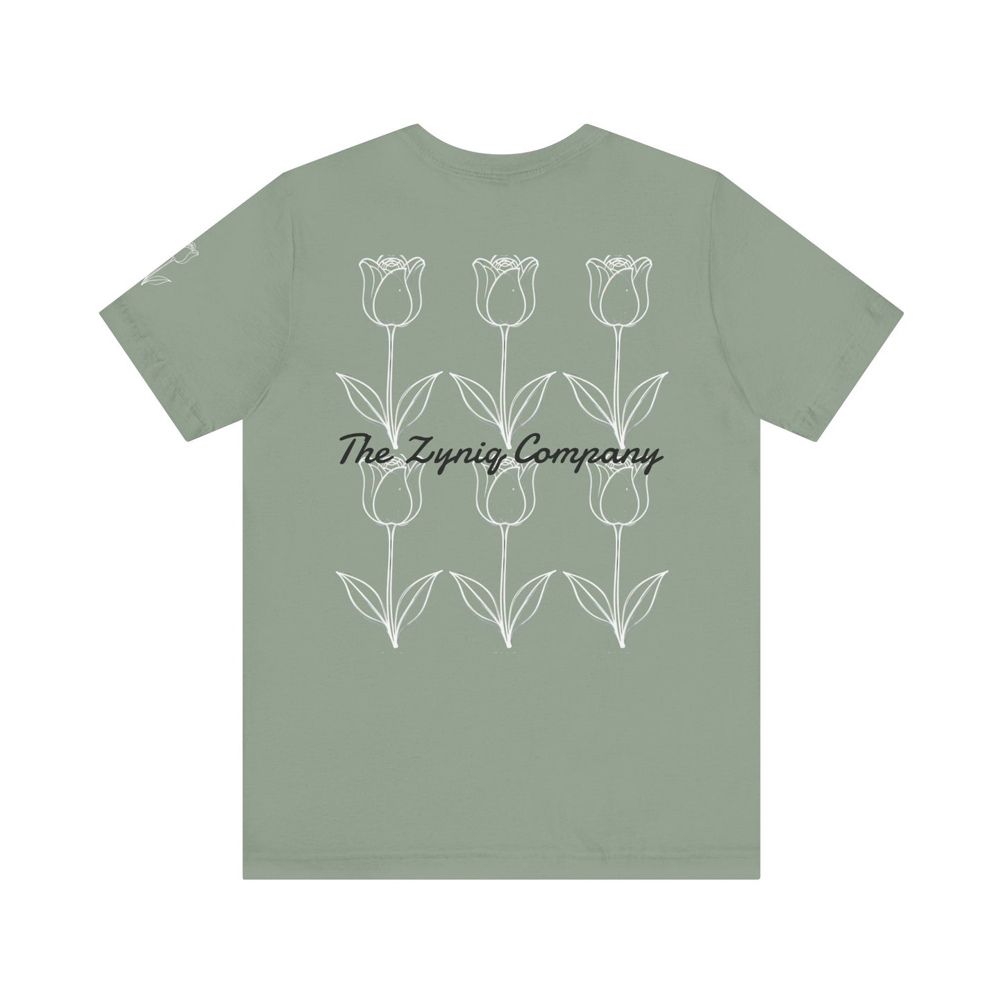 “Floral Echo” Signature Tee – Limited Edition by The Zyniq Co.