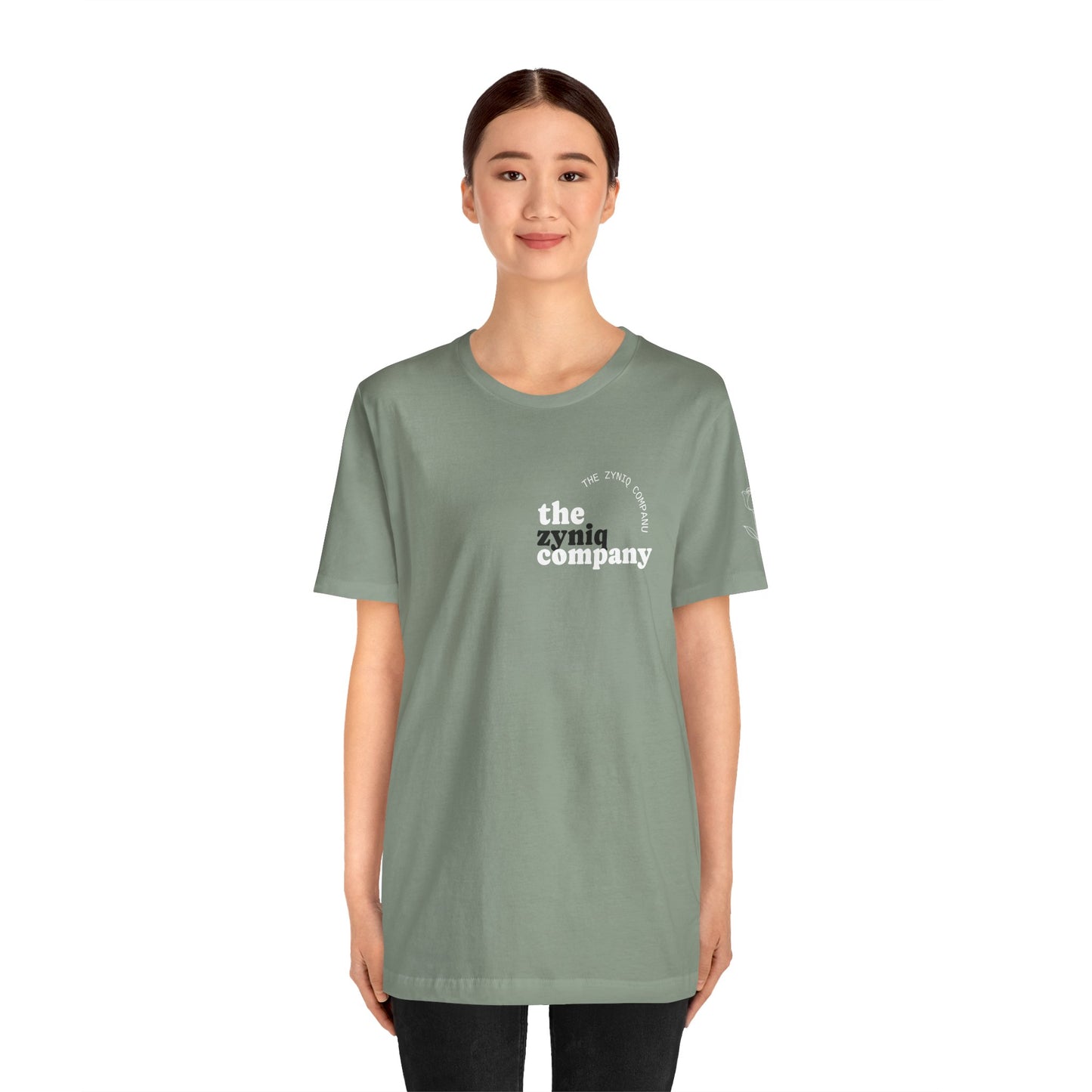 “Floral Echo” Signature Tee – Limited Edition by The Zyniq Co.